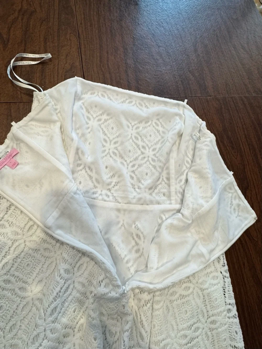 LILLY PULITZER Jennilee Dress in Treliss Lace. Modified. L - Picture 14 of 16